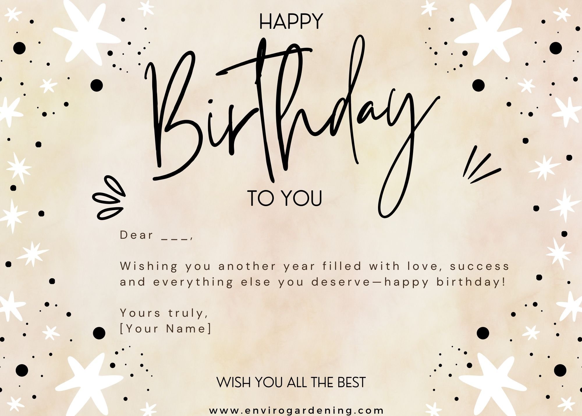 Gift Message Card